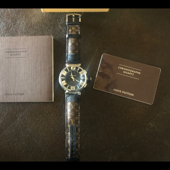 LOUIS VUITTON Tambour Digital Analogic Watch - Picture 2 of 8